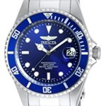 Invicta Men’s ‘Pro Diver’ Quartz Stainless Steel Casual Watch, Color:Silver-Toned (Model: 9204OB)