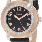 Freelook Women’s HA1812G-3 Quilted Black Leather Watch