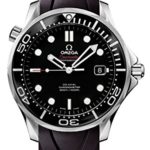 Omega Seamaster 41 mm Black Dial Men’s Watch with Black Rubber Strap 212.30.41.20.01.003