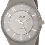 Hamlin Men’s HAMM0314:001/04E92GT Titanium-Plated Watch with Mesh Bracelet