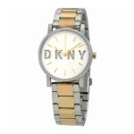 DKNY Women’s ‘Soho’ Quartz Stainless Steel Casual Watch, Color:Silver-Toned (Model: NY2653)