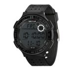 Sector Men’s ‘Ex-23’ Quartz Resin and Plastic Sport Watch, Color:Black (Model: R3251512001)