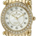 CROTON Women’s CN207535YLMP Analog Display Quartz Gold Watch