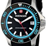 Wenger Women’s 01.0621.105 Sea Force 3H Analog Display Swiss Quartz Black Watch