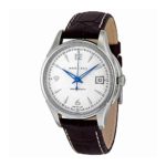 Hamilton Men’s H32455557 JazzMaster Viewmatic Silver Dial Brown Strap Watch