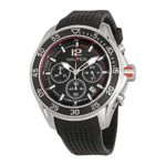 Nautica Men’s ‘NMX 1600’ Quartz Stainless Steel and Silicone Casual Watch, Color Black (Model: NAD23503G)