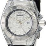 Technomarine Women’s ‘Cruise’ Quartz Stainless Steel and Silicone Casual Watch, Color:Grey (Model: TM-116003)
