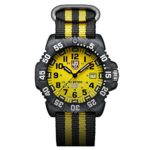 Luminox 3955.SET Men’s Sea Scott Cassell Specials Yellow Dial Interchangeable Strap Dive Watch Set
