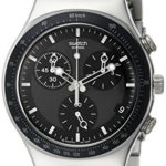Swatch Men’s YCS410GX Windfall Chronograph Silver-Tone Bracelet Watch