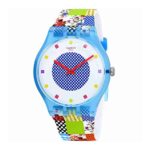 Swatch Originals Quilted Time White Dial Silicone Strap Unisex Watch SUOS108