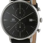 Danish Design Men’s IQ13Q975 Black Leather Chronograph Watch