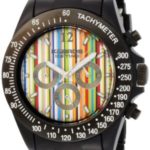 K&BROS Men’s 9517-2 Ice-Time Racing Chronograph Paul Stripe Watch