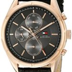 Tommy Hilfiger Men’s 1791125 Sport Lux Analog Display Quartz Black Watch