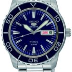 Seiko Men’s SNZH53 Seiko 5 Automatic Dark Blue Dial Stainless Steel Watch