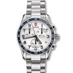 Victorinox Swiss Army Men’s 241121 Chrono Classic Silver Dial Watch
