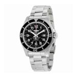 Breitling Superocean II 44 Automatic Volcano Black Dial Stainless Steel Mens Watch A17392D7/BD68
