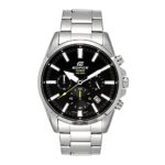 Casio Men’s ‘Edifice’ Quartz Stainless Steel Casual Watch, Color Silver-Toned (Model: EFV-510D-1AVCF)