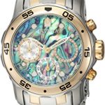 Invicta Women’s ‘Pro Diver’ Quartz Stainless Steel Casual Watch, Color:Silver-Toned (Model: 24833)