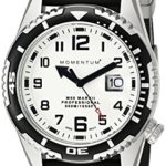Men’s Sports Watch | M50 Nylon Dive Watch by Momentum | Stainless Steel Watches for Men | Sapphire Crystal Analog Watch with Japanese Movement | Water Resistant (500M/1650FT) Classic Watch – Lume / 1M-DV52L1B