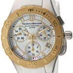 Technomarine Women’s ‘Cruise’ Quartz Stainless Steel and Silicone Casual Watch, Color:White (Model: TM-115089)