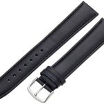 Hadley-Roma Men’s MSM881XA-200 20-mm Black Oil-Tan Leather Watch Strap