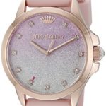 Juicy Couture Women’s 1901406 Jetsetter Analog Display Japanese Quartz Pink Watch