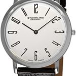 Stuhrling Original Men’s 216A.33153 Classic Ascot Belmont Swiss Quartz Slim White Dial Watch