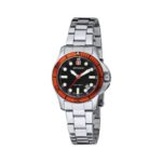 Wenger Battalion III Diver Black Dial Stainless Steel Ladies Watch 72339
