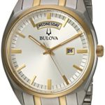 Bulova Men’s ‘Classic’ Quartz Stainless Steel Casual Watch, Color Two Tone (Model: 98C127)