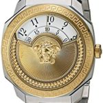 Versace Women’s ‘Dylos Icon’ Swiss Quartz Stainless Steel Casual Watch, Color:Two Tone (Model: VQU040015)