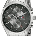 Tommy Hilfiger Men’s 1791130 Sport Lux Analog Display Quartz Silver Watch