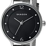 Skagen Women’s Anita Quartz Stainless Steel Mesh Casual Watch, Color: Silver-Tone (Model: SKW2473)