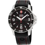 Wenger Swiss Military Seaforce Black Dial Silicone Strap Men’s Watch 010641216S