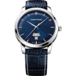 Louis Erard Heritage Collection Swiss Quartz Blue Dial Men’s Watch 15920AA05.BEP102