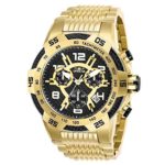 Invicta Mens Speedway Quartz Chronograph Stainless Steel Swiss Watch – Gold – Model 25286