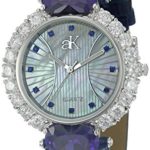Adee Kaye Women’s AK2424-BU Sweet Heart Collection Analog Display Analog Quartz Blue Watch
