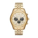 Michael Kors Men’s Lexington Gold-Tone Watch MK8494
