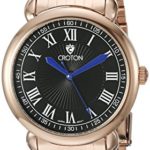 Croton Men’s CN307532RGBK Heritage Analog Display Quartz Rose Gold Watch