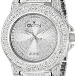 CROTON Men’s CN307538RHPV Balliamo Analog Display Quartz Silver Watch