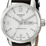 Tissot Men’s T0554301601700 PRC 200 Stainless Steel Watch with Brown Leather Strap