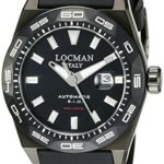 Locman Italy Men’s 0215V4-KKCKNKS2K Stealth 300 Metri Analog Display Automatic Self Wind Black Watch