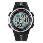 Teenagers Sport Watch | Multifunctional Wrist Clock | Digital Display | 5ATM Waterproof| EL Backlight | Stopwatch | Chronograph | 3 Alarms | Chime | PU Strap for Boys Girls