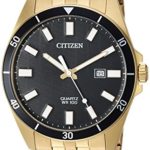 Citizen Men’s ‘ Quartz Stainless Steel Casual Watch, Color Gold-Toned (Model: BI5052-59E)