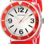 Pedre Men’s 0115CRX Sport Red Rubber Strap Watch