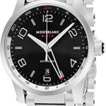 Montblanc Men’s ‘Timewalker’ Swiss Automatic Stainless Steel Dress Watch, Color Silver-Toned (Model: 109135)