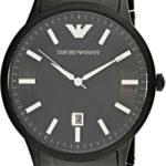 Emporio Armani Men’s ‘Fashion’ Quartz Stainless Steel Casual Watch, Color:Black (Model: AR11079)