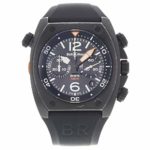 Bell & Ross BR 02 Automatic-self-Wind Male Watch BR0294-CHR-BL-CA (Certified Pre-Owned)