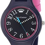 Juicy Couture Women’s ‘Day Dreamer’ Quartz Plastic and Silicone Casual Watch, Color:Blue (Model: 1901563)