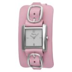 Freelook Women’s HA1573-5 Square Leather Band Watch