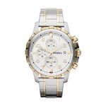 Fossil Men’s 45mm Dean Chronograph Two-Tone Stainless Steel Watch